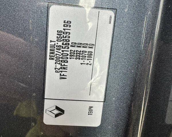 Сірий Рено Меган, об'ємом двигуна 1.46 л та пробігом 190 тис. км за 12600 $, фото 22 на Automoto.ua