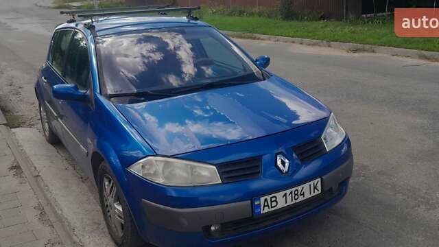 Синий Рено Меган, объемом двигателя 1.6 л и пробегом 154 тыс. км за 3900 $, фото 6 на Automoto.ua