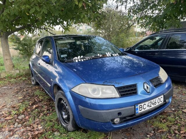 Синий Рено Меган, объемом двигателя 1.9 л и пробегом 354 тыс. км за 1500 $, фото 1 на Automoto.ua
