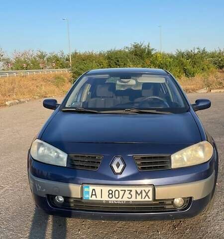 Синий Рено Меган, объемом двигателя 1.9 л и пробегом 274 тыс. км за 3500 $, фото 1 на Automoto.ua