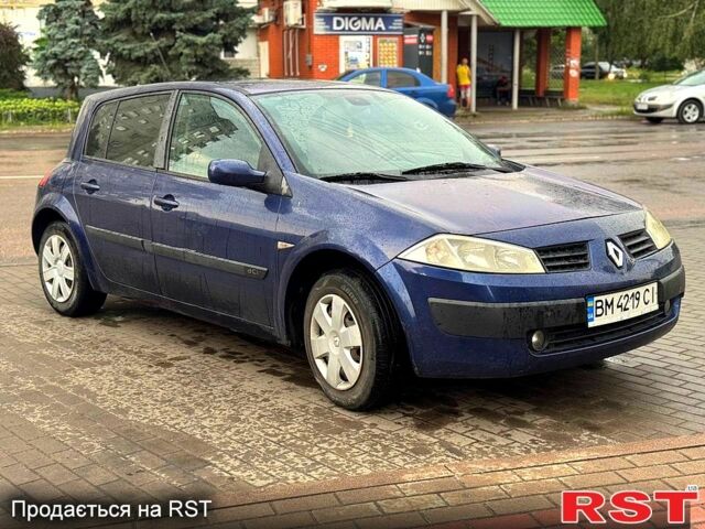 Синий Рено Меган, объемом двигателя 1.5 л и пробегом 200 тыс. км за 3200 $, фото 1 на Automoto.ua
