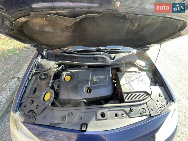 Синий Рено Меган, объемом двигателя 1.5 л и пробегом 314 тыс. км за 5000 $, фото 25 на Automoto.ua