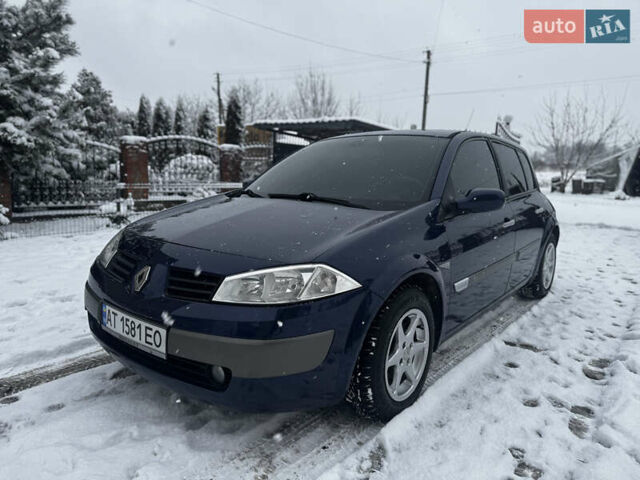 Синий Рено Меган, объемом двигателя 1.6 л и пробегом 182 тыс. км за 3700 $, фото 1 на Automoto.ua