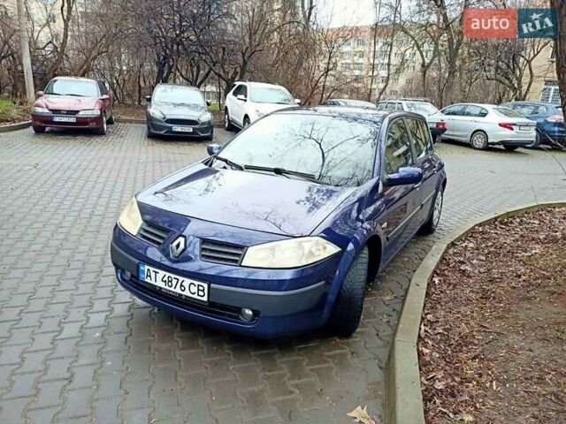 Синий Рено Меган, объемом двигателя 1.6 л и пробегом 191 тыс. км за 4000 $, фото 6 на Automoto.ua
