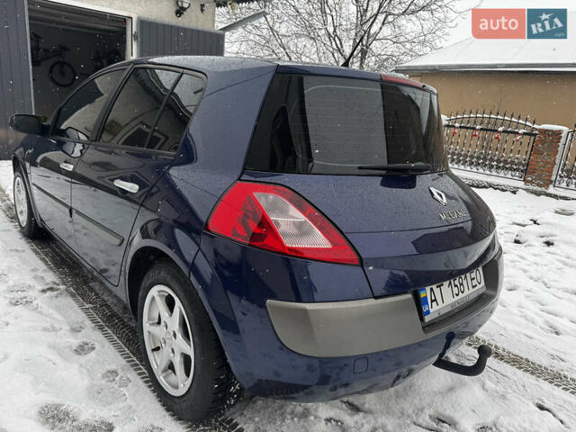 Синий Рено Меган, объемом двигателя 1.6 л и пробегом 182 тыс. км за 3700 $, фото 13 на Automoto.ua