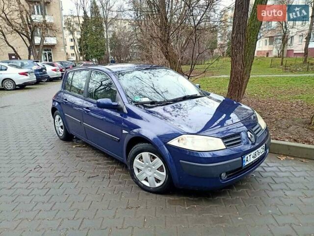 Синий Рено Меган, объемом двигателя 1.6 л и пробегом 191 тыс. км за 4000 $, фото 3 на Automoto.ua