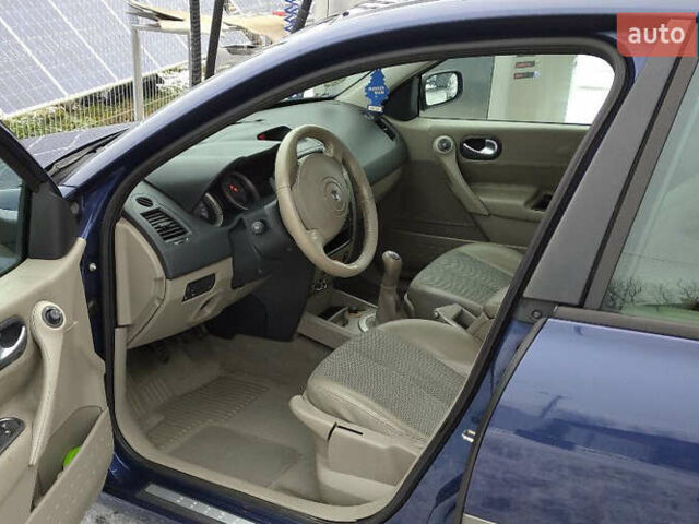 Синий Рено Меган, объемом двигателя 1.6 л и пробегом 181 тыс. км за 3750 $, фото 15 на Automoto.ua