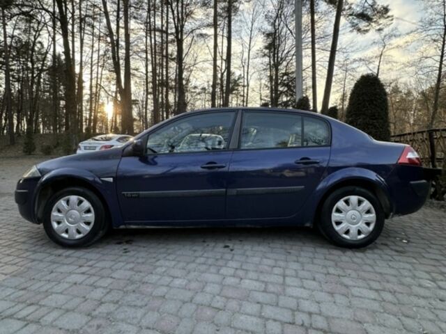 Синий Рено Меган, объемом двигателя 1.6 л и пробегом 181 тыс. км за 3600 $, фото 7 на Automoto.ua