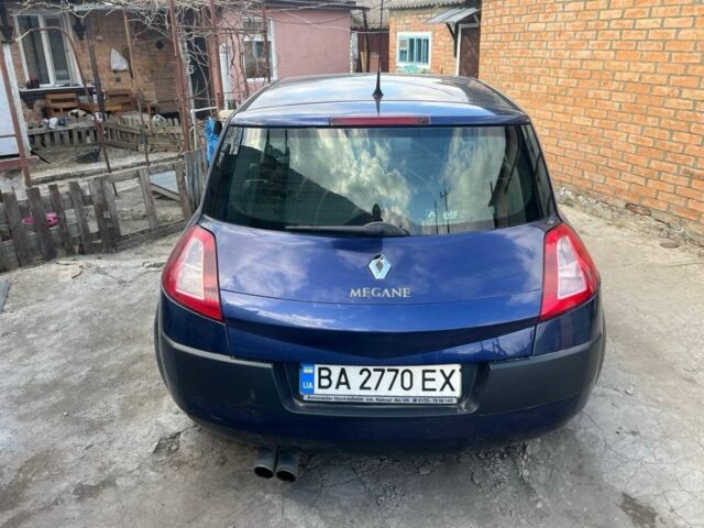 Синий Рено Меган, объемом двигателя 1.6 л и пробегом 195 тыс. км за 3500 $, фото 2 на Automoto.ua