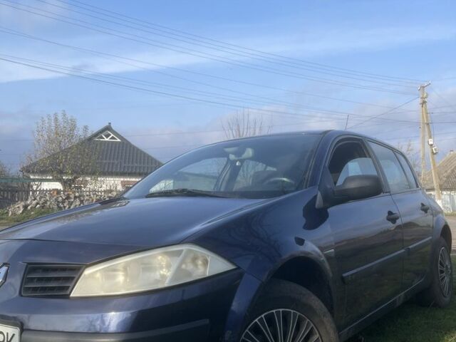 Синий Рено Меган, объемом двигателя 1.6 л и пробегом 200 тыс. км за 2800 $, фото 1 на Automoto.ua