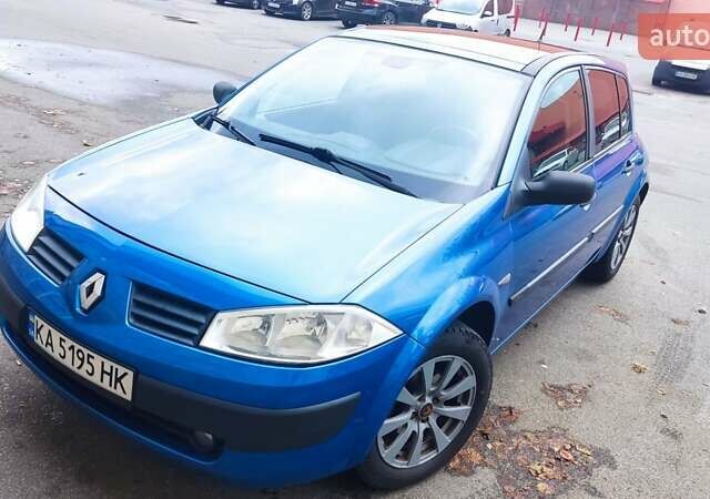 Синій Рено Меган, об'ємом двигуна 1.6 л та пробігом 224 тис. км за 4400 $, фото 6 на Automoto.ua
