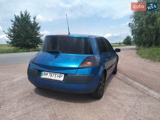 Синий Рено Меган, объемом двигателя 1.9 л и пробегом 300 тыс. км за 4000 $, фото 4 на Automoto.ua