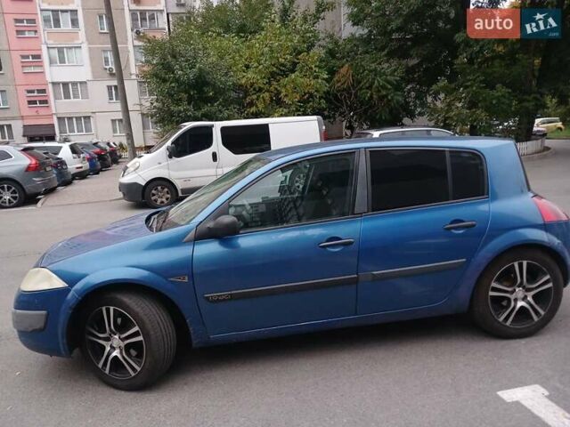 Синий Рено Меган, объемом двигателя 1.6 л и пробегом 260 тыс. км за 3850 $, фото 5 на Automoto.ua