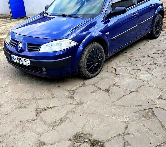 Синий Рено Меган, объемом двигателя 1.6 л и пробегом 275 тыс. км за 4700 $, фото 9 на Automoto.ua