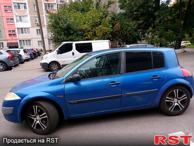 Рено Меган 2005 в Чернигове на Automoto.ua Синий Рено Меган, объемом двигателя 1.6 л и пробегом 260 тыс. км за 3850 $, фото 1 на Automoto.ua
