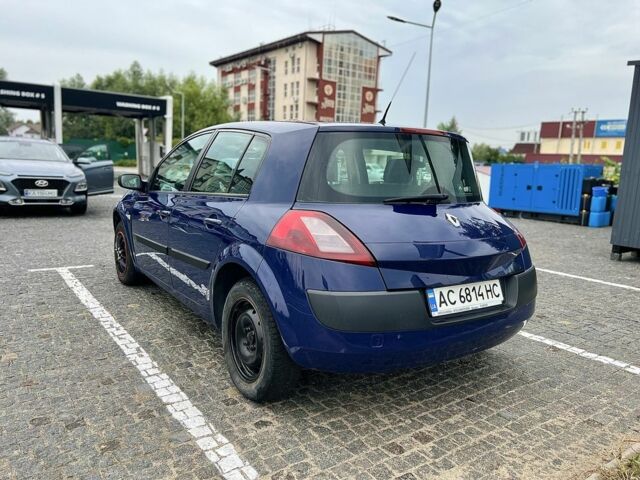 Синий Рено Меган, объемом двигателя 1.5 л и пробегом 334 тыс. км за 3100 $, фото 6 на Automoto.ua