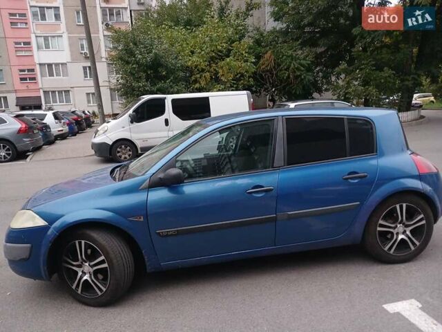 Синий Рено Меган, объемом двигателя 1.6 л и пробегом 260 тыс. км за 3850 $, фото 8 на Automoto.ua