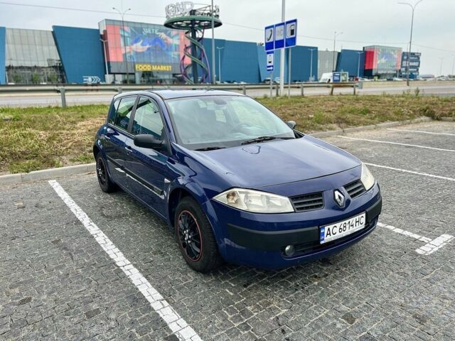 Синий Рено Меган, объемом двигателя 1.5 л и пробегом 334 тыс. км за 3100 $, фото 2 на Automoto.ua