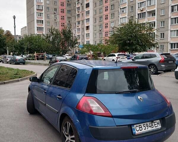 Синий Рено Меган, объемом двигателя 1.6 л и пробегом 260 тыс. км за 3850 $, фото 1 на Automoto.ua