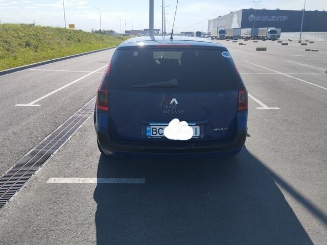 Синий Рено Меган, объемом двигателя 1.9 л и пробегом 280 тыс. км за 3900 $, фото 2 на Automoto.ua