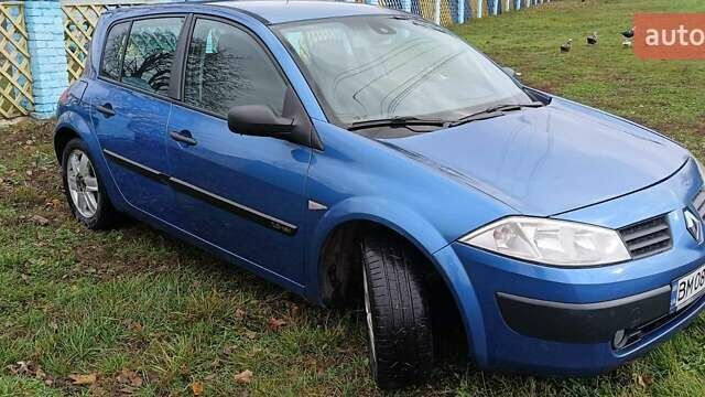 Синий Рено Меган, объемом двигателя 1.6 л и пробегом 186 тыс. км за 4600 $, фото 24 на Automoto.ua