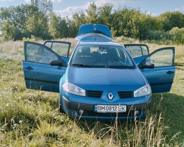 Синий Рено Меган, объемом двигателя 1.6 л и пробегом 187 тыс. км за 4800 $, фото 24 на Automoto.ua