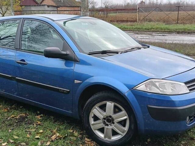 Синий Рено Меган, объемом двигателя 1.6 л и пробегом 187 тыс. км за 4400 $, фото 16 на Automoto.ua