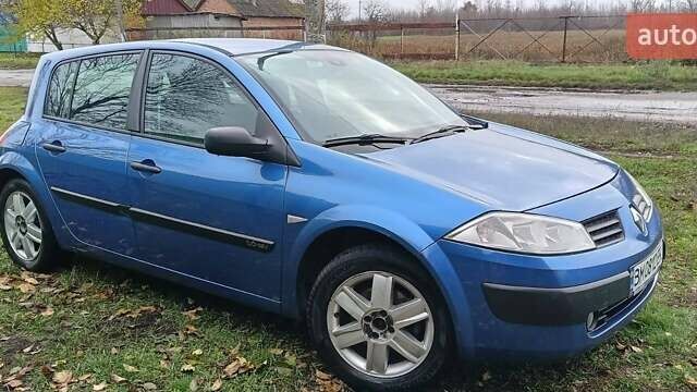 Синий Рено Меган, объемом двигателя 1.6 л и пробегом 186 тыс. км за 4600 $, фото 16 на Automoto.ua