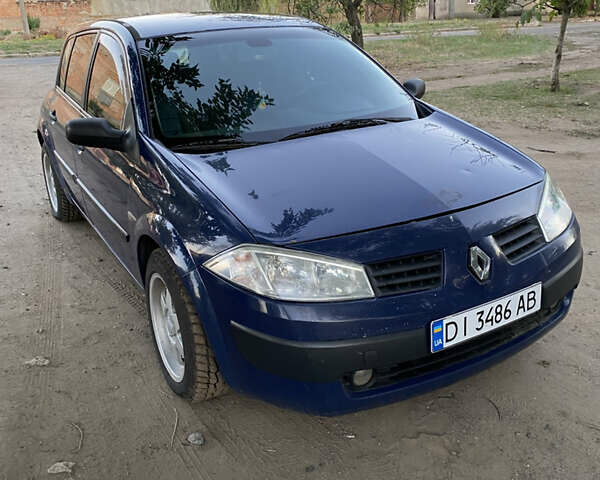 Синий Рено Меган, объемом двигателя 1.46 л и пробегом 250 тыс. км за 3300 $, фото 2 на Automoto.ua