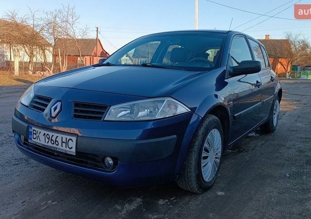 Синий Рено Меган, объемом двигателя 1.5 л и пробегом 367 тыс. км за 3350 $, фото 15 на Automoto.ua