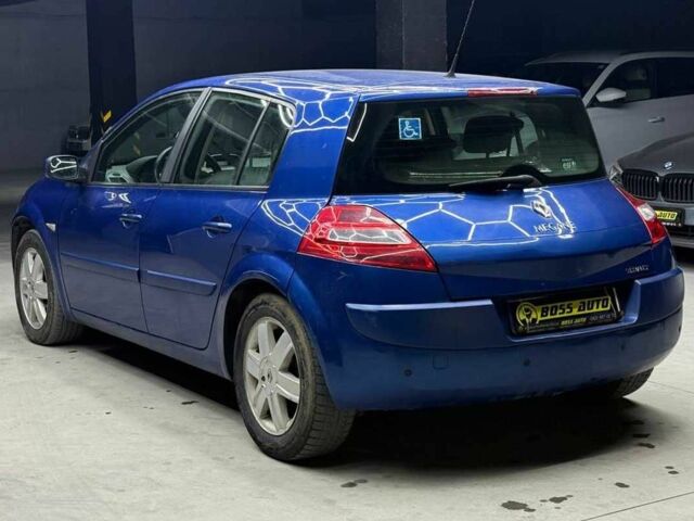 Синий Рено Меган, объемом двигателя 1.6 л и пробегом 233 тыс. км за 5300 $, фото 3 на Automoto.ua