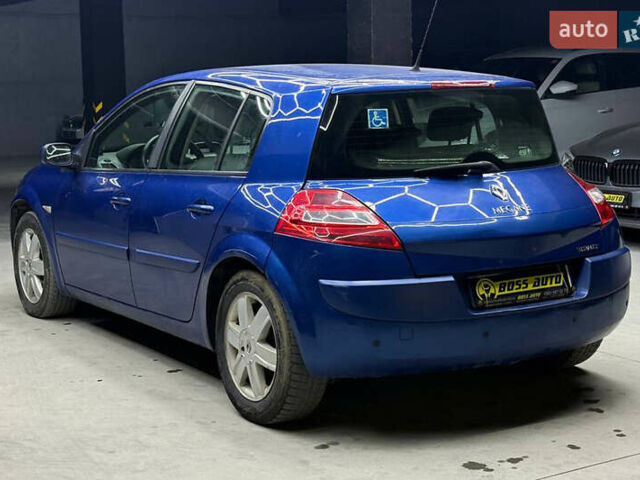 Синий Рено Меган, объемом двигателя 1.6 л и пробегом 233 тыс. км за 5300 $, фото 3 на Automoto.ua