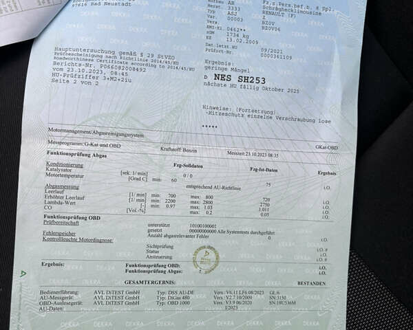 Синій Рено Меган, об'ємом двигуна 1.6 л та пробігом 177 тис. км за 6550 $, фото 18 на Automoto.ua