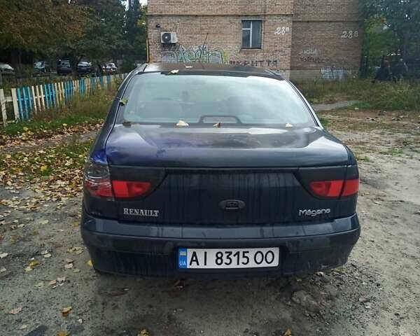 Синий Рено Меган, объемом двигателя 1.6 л и пробегом 350 тыс. км за 800 $, фото 6 на Automoto.ua