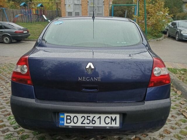 Синий Рено Меган, объемом двигателя 1.4 л и пробегом 173 тыс. км за 3550 $, фото 2 на Automoto.ua