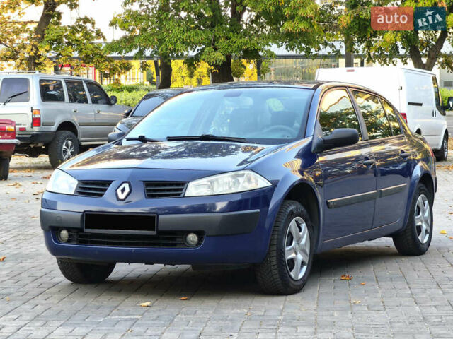 Синий Рено Меган, объемом двигателя 1.4 л и пробегом 372 тыс. км за 3300 $, фото 1 на Automoto.ua
