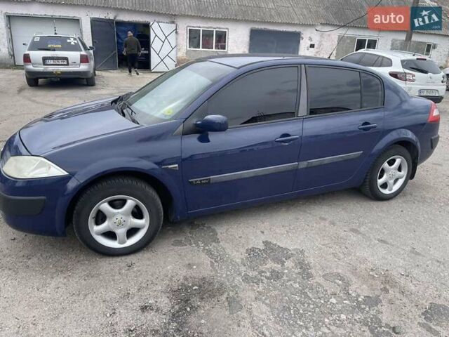 Синий Рено Меган, объемом двигателя 1.39 л и пробегом 185 тыс. км за 4500 $, фото 1 на Automoto.ua