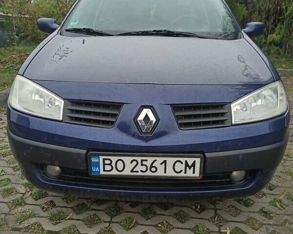 Синий Рено Меган, объемом двигателя 1.4 л и пробегом 173 тыс. км за 3850 $, фото 1 на Automoto.ua