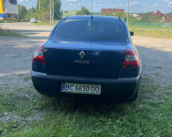 Синий Рено Меган, объемом двигателя 1.6 л и пробегом 205 тыс. км за 3800 $, фото 4 на Automoto.ua