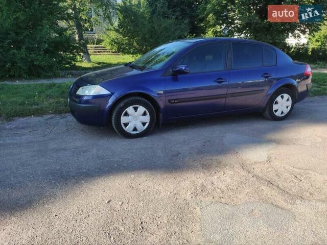 Синий Рено Меган, объемом двигателя 1.6 л и пробегом 200 тыс. км за 4200 $, фото 6 на Automoto.ua