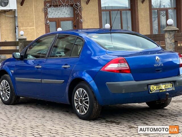 Синий Рено Меган, объемом двигателя 1.6 л и пробегом 255 тыс. км за 3999 $, фото 3 на Automoto.ua