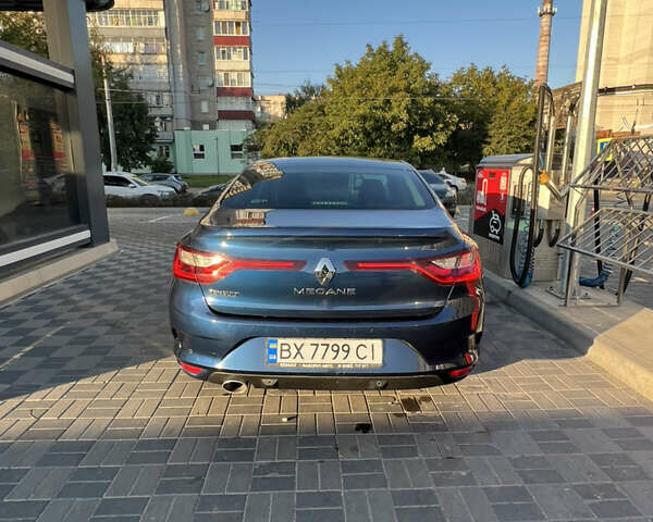 Синий Рено Меган, объемом двигателя 1.5 л и пробегом 65 тыс. км за 17500 $, фото 1 на Automoto.ua