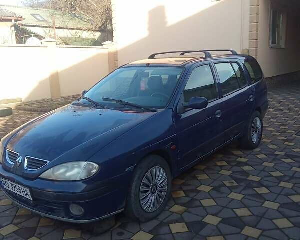 Синий Рено Меган, объемом двигателя 1.6 л и пробегом 277 тыс. км за 750 $, фото 12 на Automoto.ua