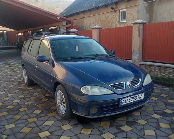 Синий Рено Меган, объемом двигателя 1.6 л и пробегом 277 тыс. км за 900 $, фото 10 на Automoto.ua