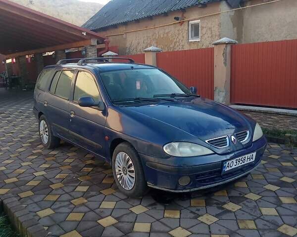 Синий Рено Меган, объемом двигателя 1.6 л и пробегом 277 тыс. км за 900 $, фото 11 на Automoto.ua