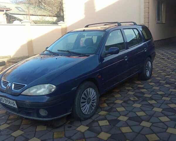 Синий Рено Меган, объемом двигателя 1.6 л и пробегом 277 тыс. км за 750 $, фото 13 на Automoto.ua