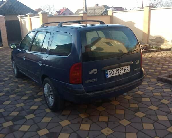 Синий Рено Меган, объемом двигателя 1.6 л и пробегом 277 тыс. км за 900 $, фото 20 на Automoto.ua