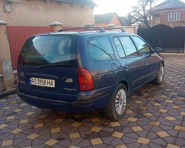 Синий Рено Меган, объемом двигателя 1.6 л и пробегом 277 тыс. км за 750 $, фото 16 на Automoto.ua