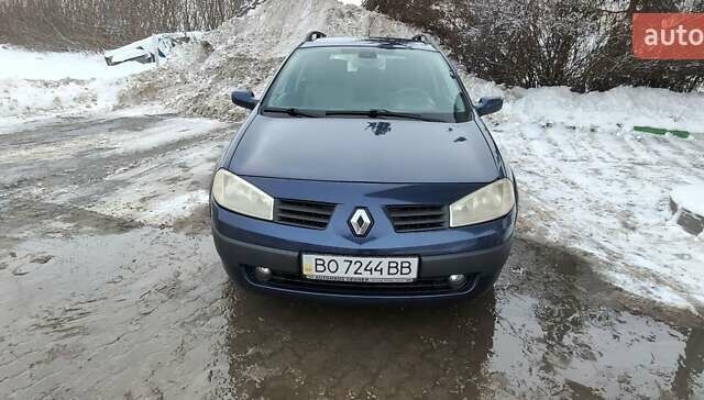 Синий Рено Меган, объемом двигателя 1.4 л и пробегом 250 тыс. км за 4200 $, фото 7 на Automoto.ua