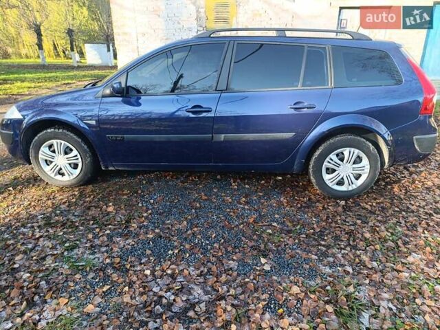 Синий Рено Меган, объемом двигателя 1.6 л и пробегом 252 тыс. км за 4200 $, фото 4 на Automoto.ua